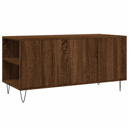 vidaXL Coffee Table Brown Oak 102x44,5x50 cm Engineered Wood