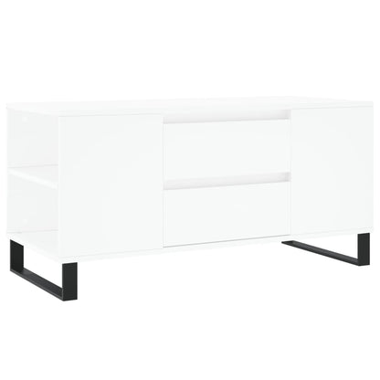 vidaXL Coffee Table White 102x44,5x50 cm Engineered Wood