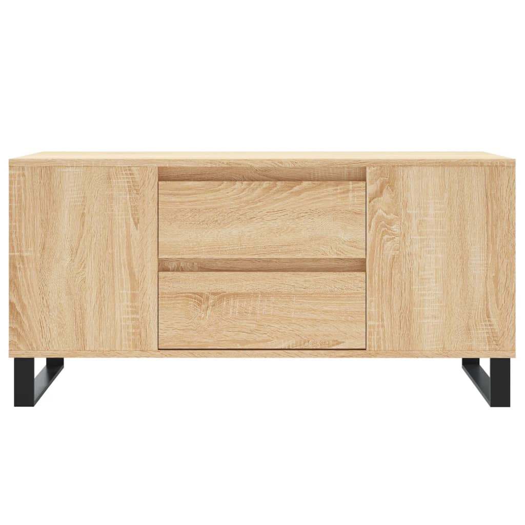 vidaXL Coffee Table Sonoma Oak 102x44,5x50 cm Engineered Wood