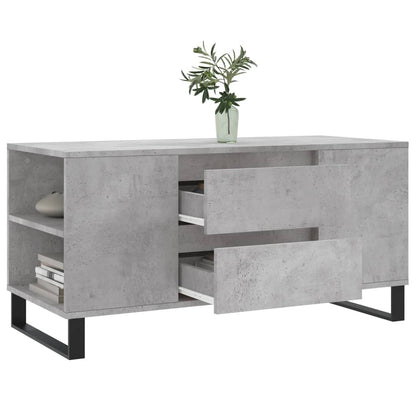 vidaXL Coffee Table Concrete Grey 102x44,5x50 cm Engineered Wood