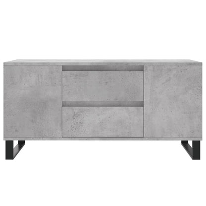 vidaXL Coffee Table Concrete Grey 102x44.5x50 cm Engineered Wood
