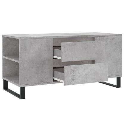vidaXL Coffee Table Concrete Grey 102x44.5x50 cm Engineered Wood