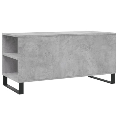 vidaXL Coffee Table Concrete Grey 102x44.5x50 cm Engineered Wood