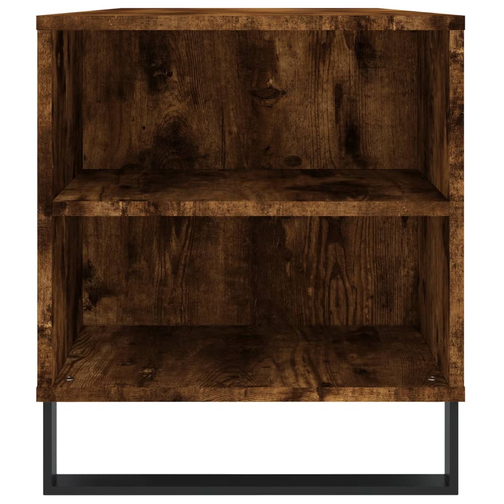 vidaXL Coffee Table Smoked Oak 102x44,5x50 cm Engineered Wood