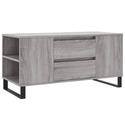 vidaXL Coffee Table Grey Sonoma 102x44,5x50 cm Engineered Wood