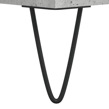 vidaXL Coffee Table Concrete Grey 90x49x45 cm Engineered Wood