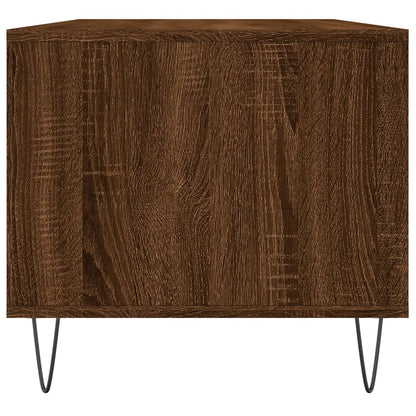 vidaXL Coffee Table Brown Oak 90x49x45 cm Engineered Wood