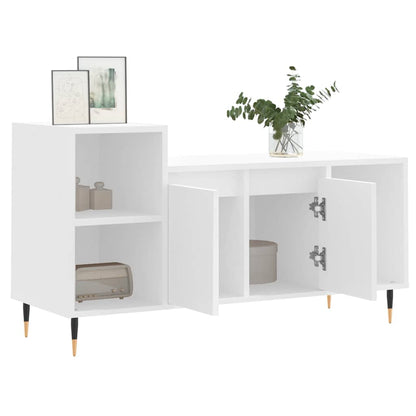 vidaXL TV Cabinet White 100x35x55 cm Engineered Wood
