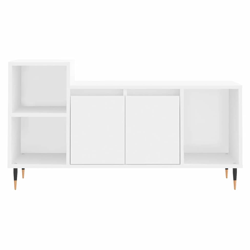 vidaXL TV Cabinet White 100x35x55 cm Engineered Wood