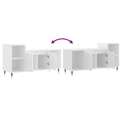 vidaXL TV Cabinet White 100x35x55 cm Engineered Wood