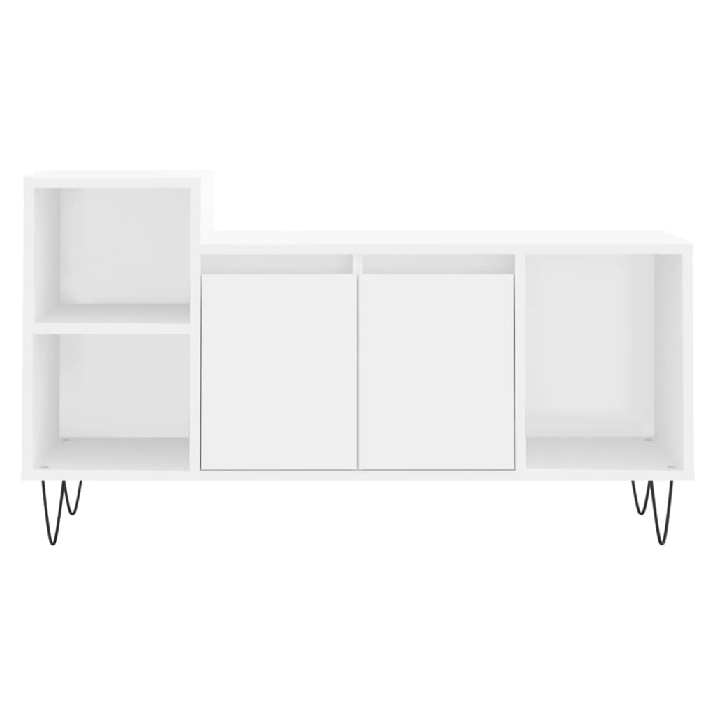 vidaXL TV Cabinet White 100x35x55 cm Engineered Wood