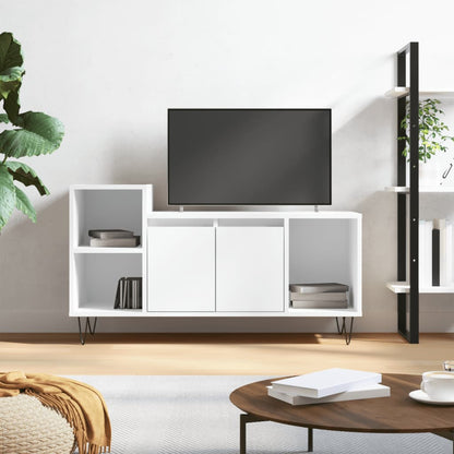 vidaXL TV Cabinet White 100x35x55 cm Engineered Wood