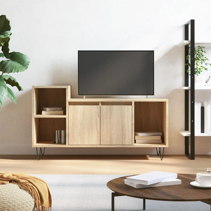 vidaXL TV Cabinet Sonoma Oak 100x35x55 cm Engineered Wood