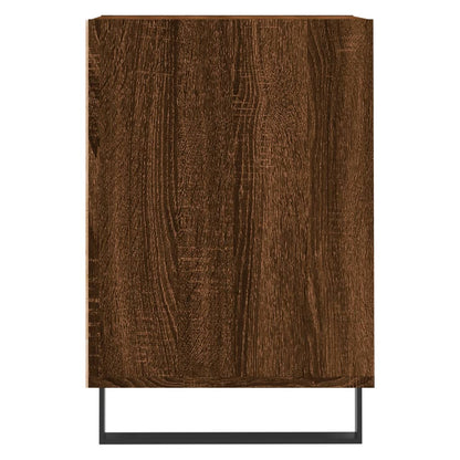 vidaXL TV Cabinet Brown Oak 100x35x55 cm Engineered Wood