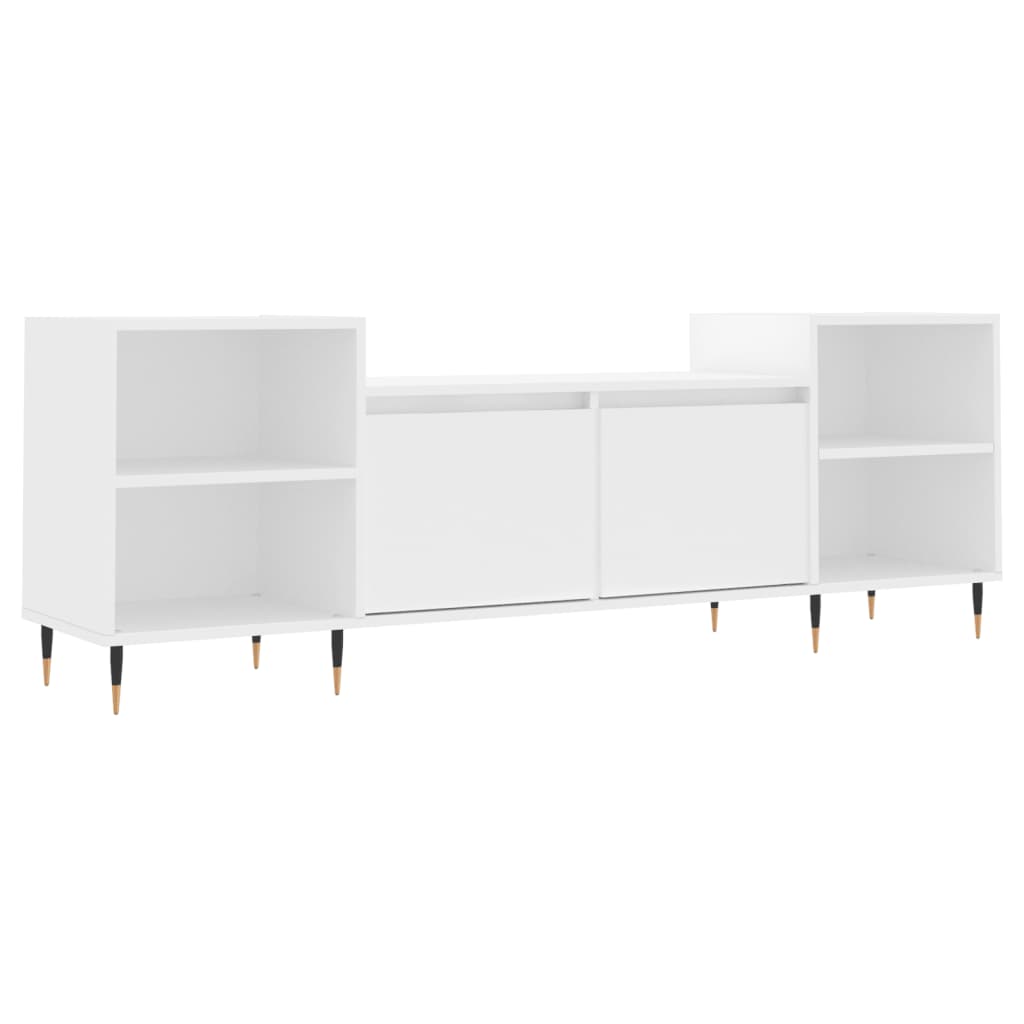 vidaXL TV Cabinet White 160x35x55 cm Engineered Wood
