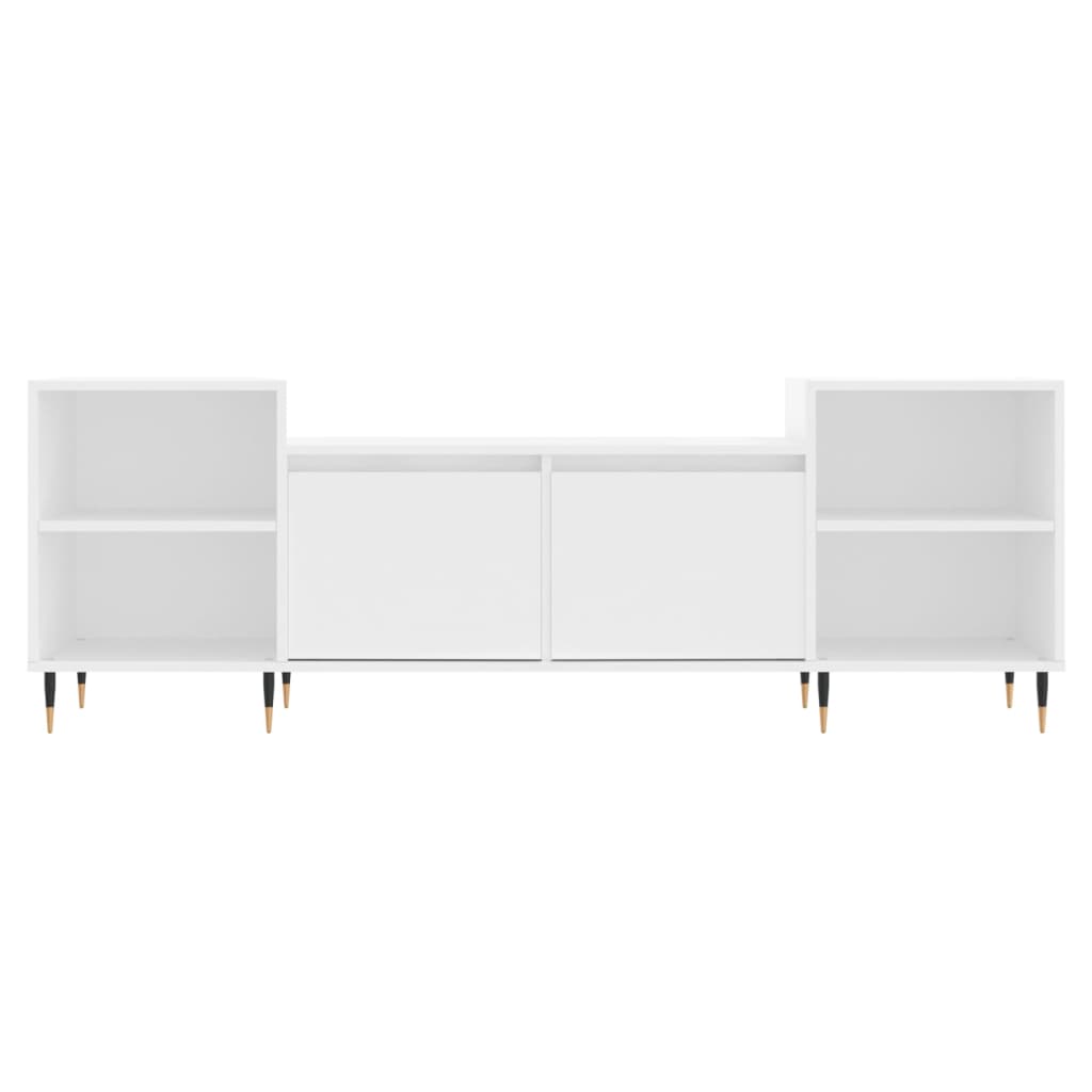vidaXL TV Cabinet White 160x35x55 cm Engineered Wood