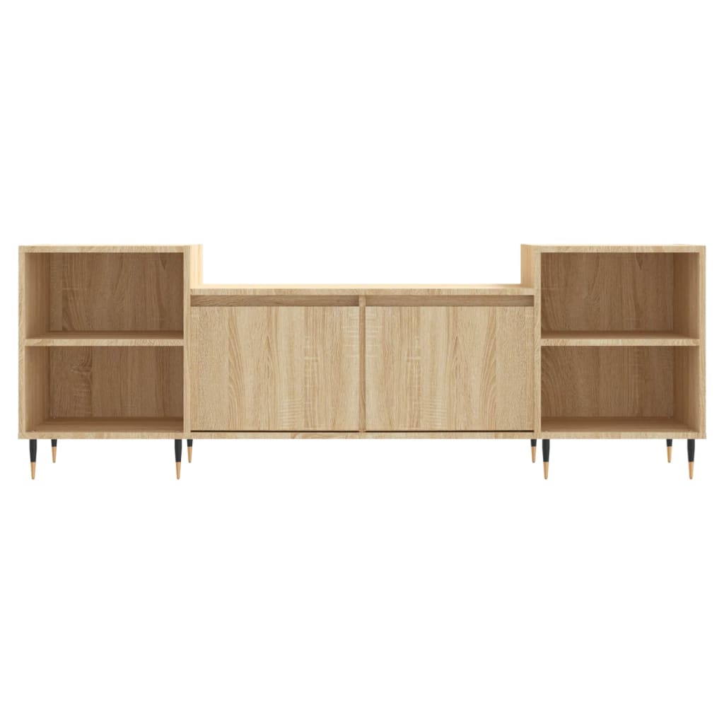 vidaXL TV Cabinet Sonoma Oak 160x35x55 cm Engineered Wood