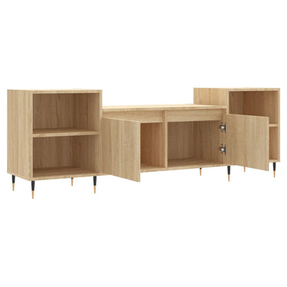 vidaXL TV Cabinet Sonoma Oak 160x35x55 cm Engineered Wood