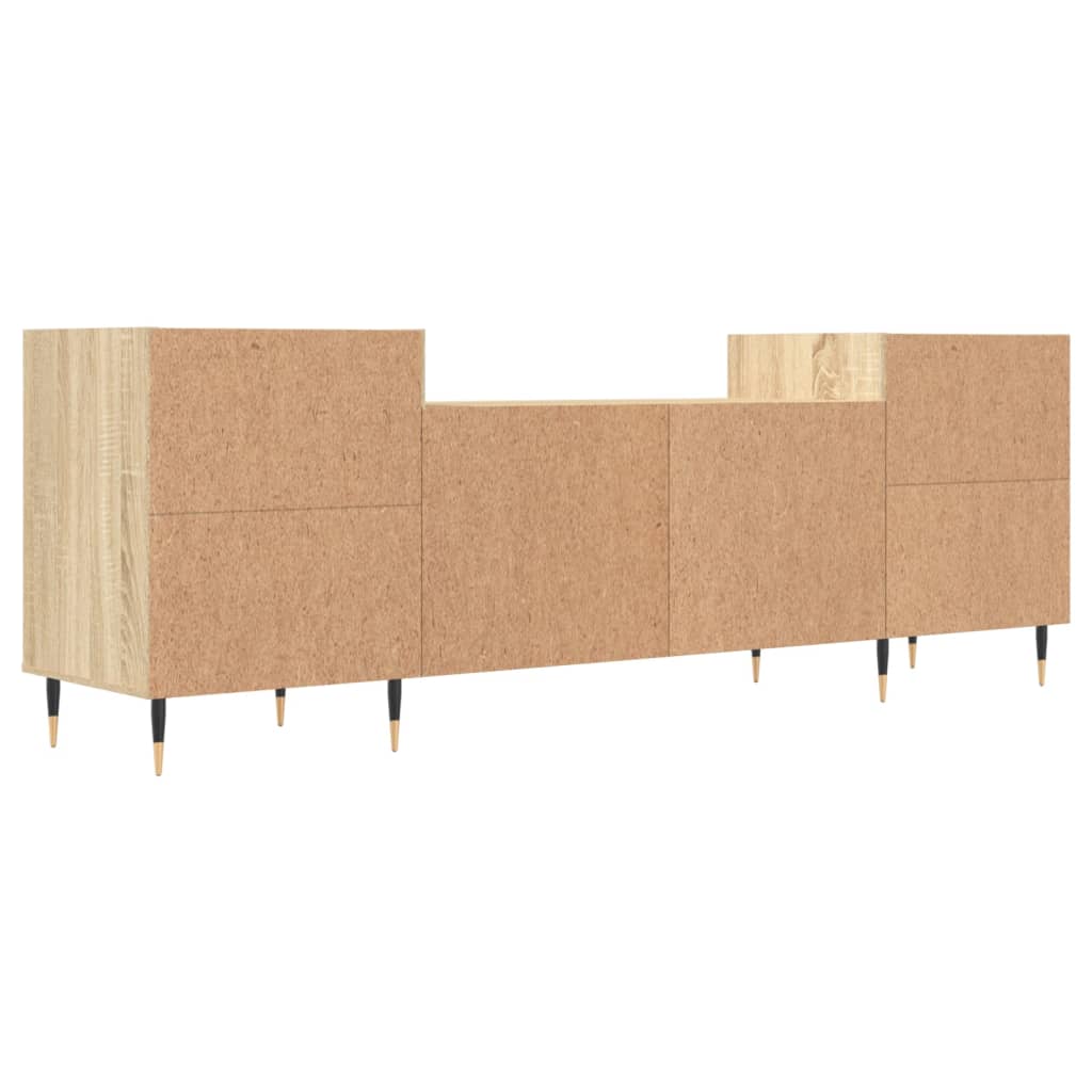 vidaXL TV Cabinet Sonoma Oak 160x35x55 cm Engineered Wood