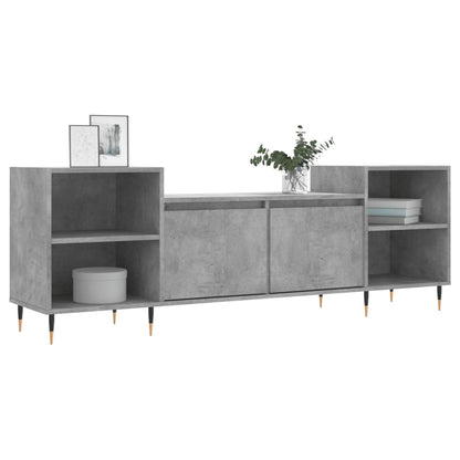 vidaXL TV Cabinet Concrete Grey 160x35x55 cm Engineered Wood