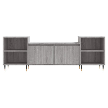 vidaXL TV Cabinet Grey Sonoma 160x35x55 cm Engineered Wood