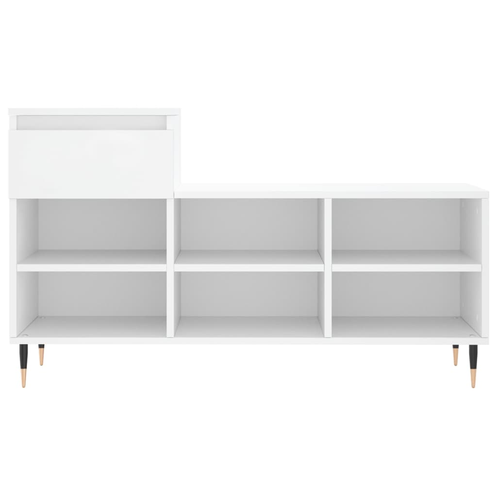 vidaXL Shoe Cabinet White 102x36x60 cm Engineered Wood