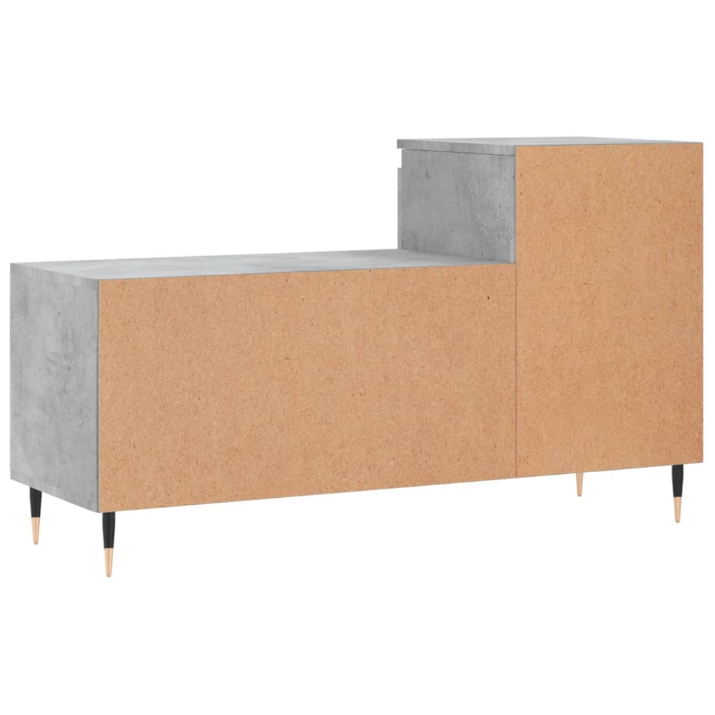 vidaXL Shoe Cabinet Concrete Grey 102x36x60 cm Engineered Wood