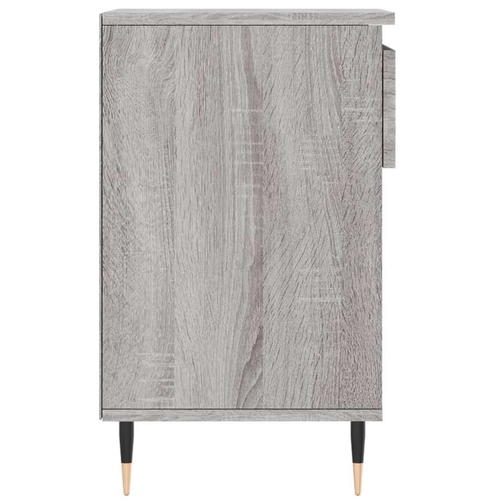 vidaXL Shoe Cabinet Grey Sonoma 102x36x60 cm Engineered Wood