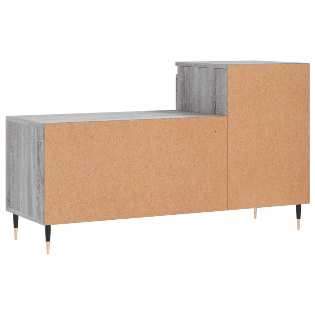vidaXL Shoe Cabinet Grey Sonoma 102x36x60 cm Engineered Wood