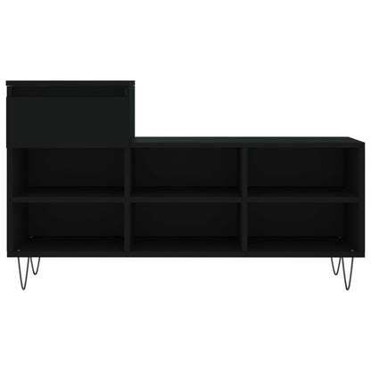 vidaXL Shoe Cabinet Black 102x36x60 cm Engineered Wood