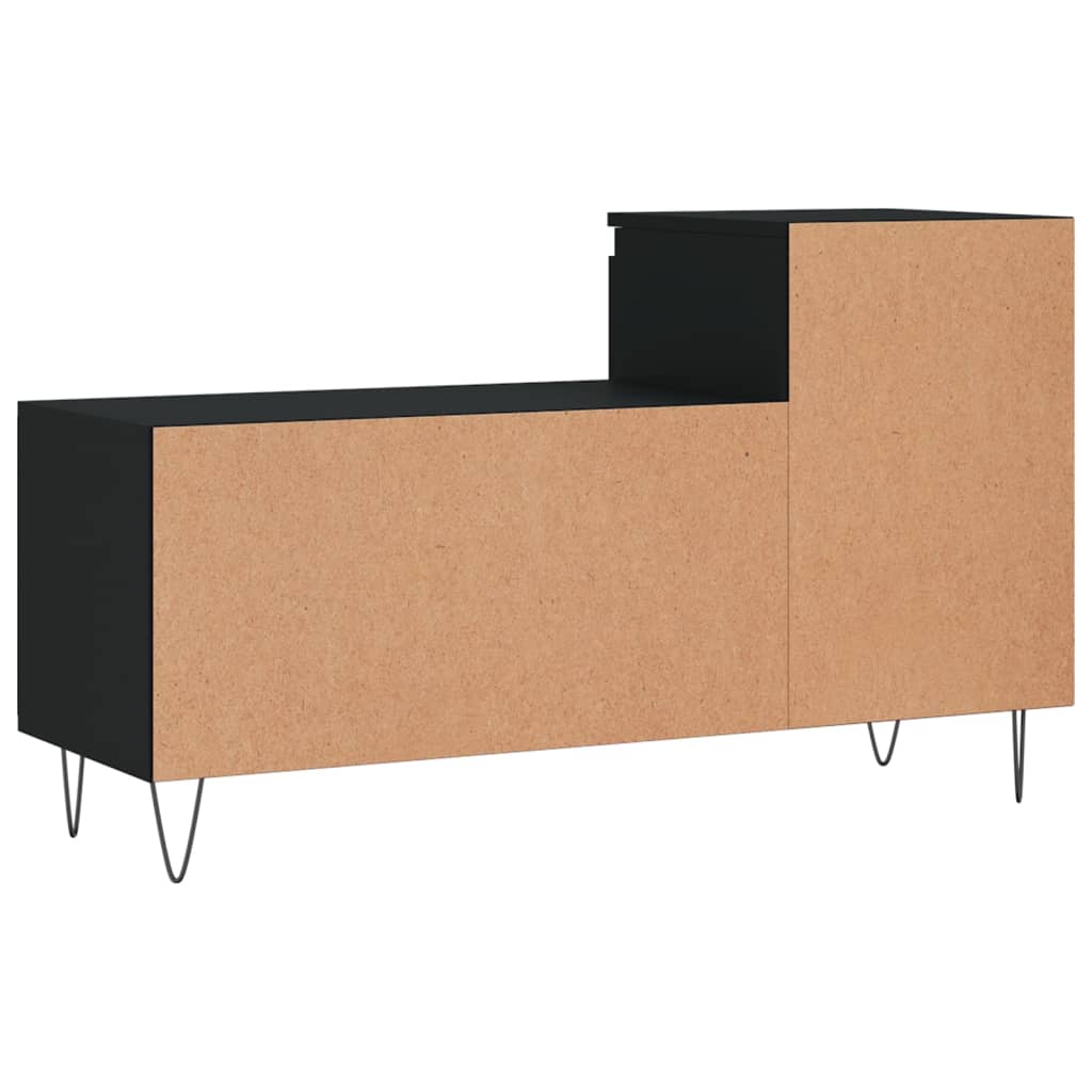 vidaXL Shoe Cabinet Black 102x36x60 cm Engineered Wood