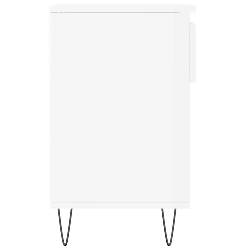 vidaXL Shoe Cabinet High Gloss White 102x36x60 cm Engineered Wood