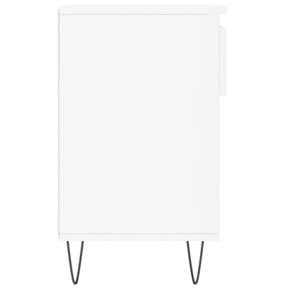 vidaXL Shoe Cabinet High Gloss White 102x36x60 cm Engineered Wood