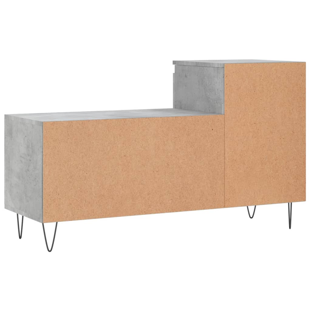 vidaXL Shoe Cabinet Concrete Grey 102x36x60 cm Engineered Wood