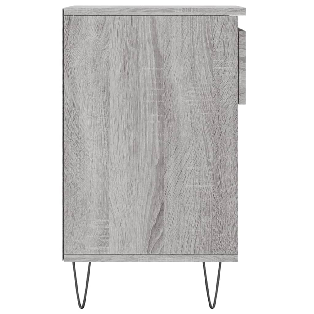 vidaXL Shoe Cabinet Grey Sonoma 102x36x60 cm Engineered Wood