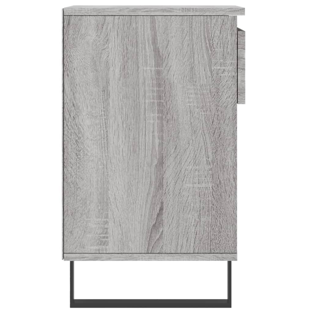 vidaXL Shoe Cabinet Grey Sonoma 102x36x60 cm Engineered Wood