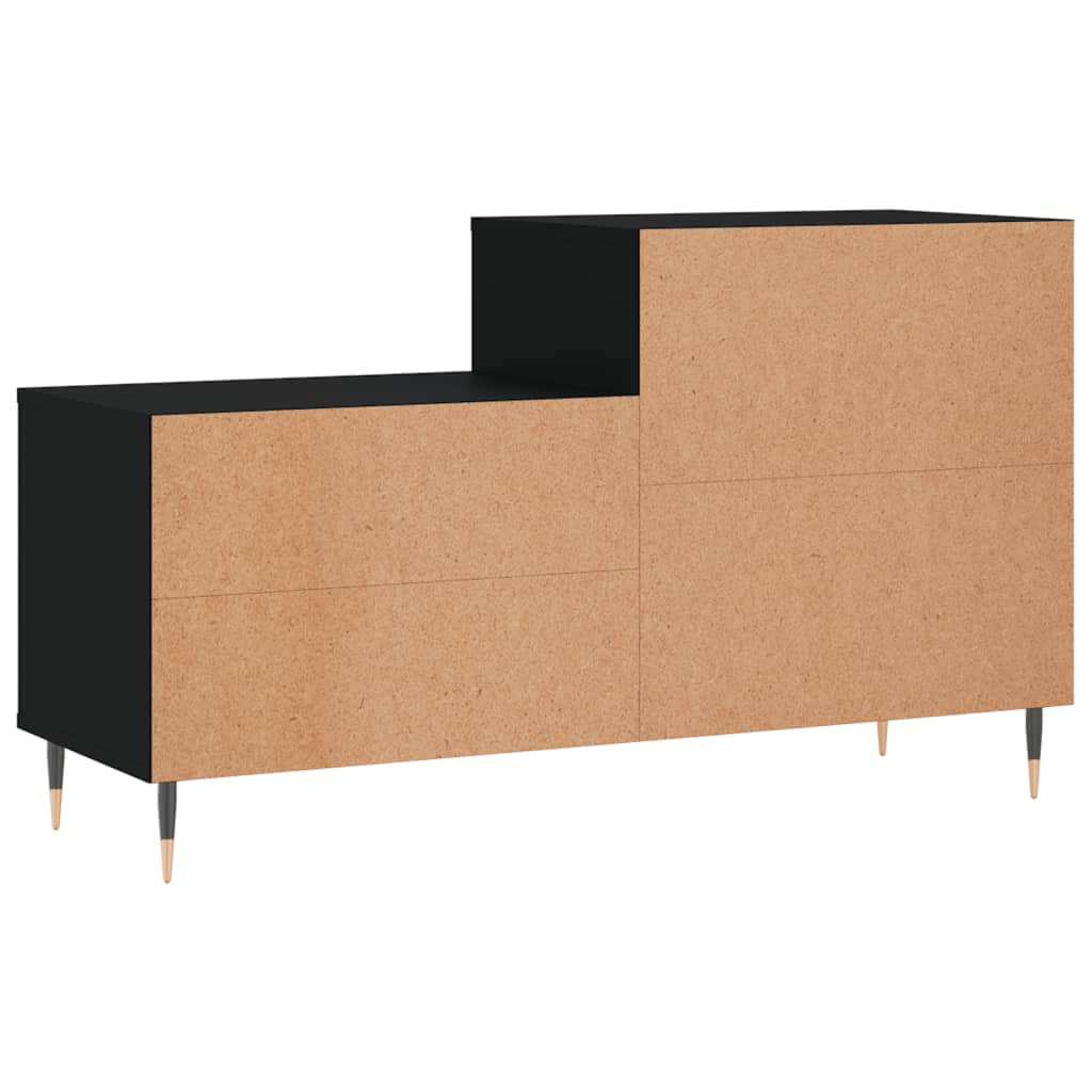 vidaXL Shoe Cabinet Black 102x36x60 cm Engineered Wood