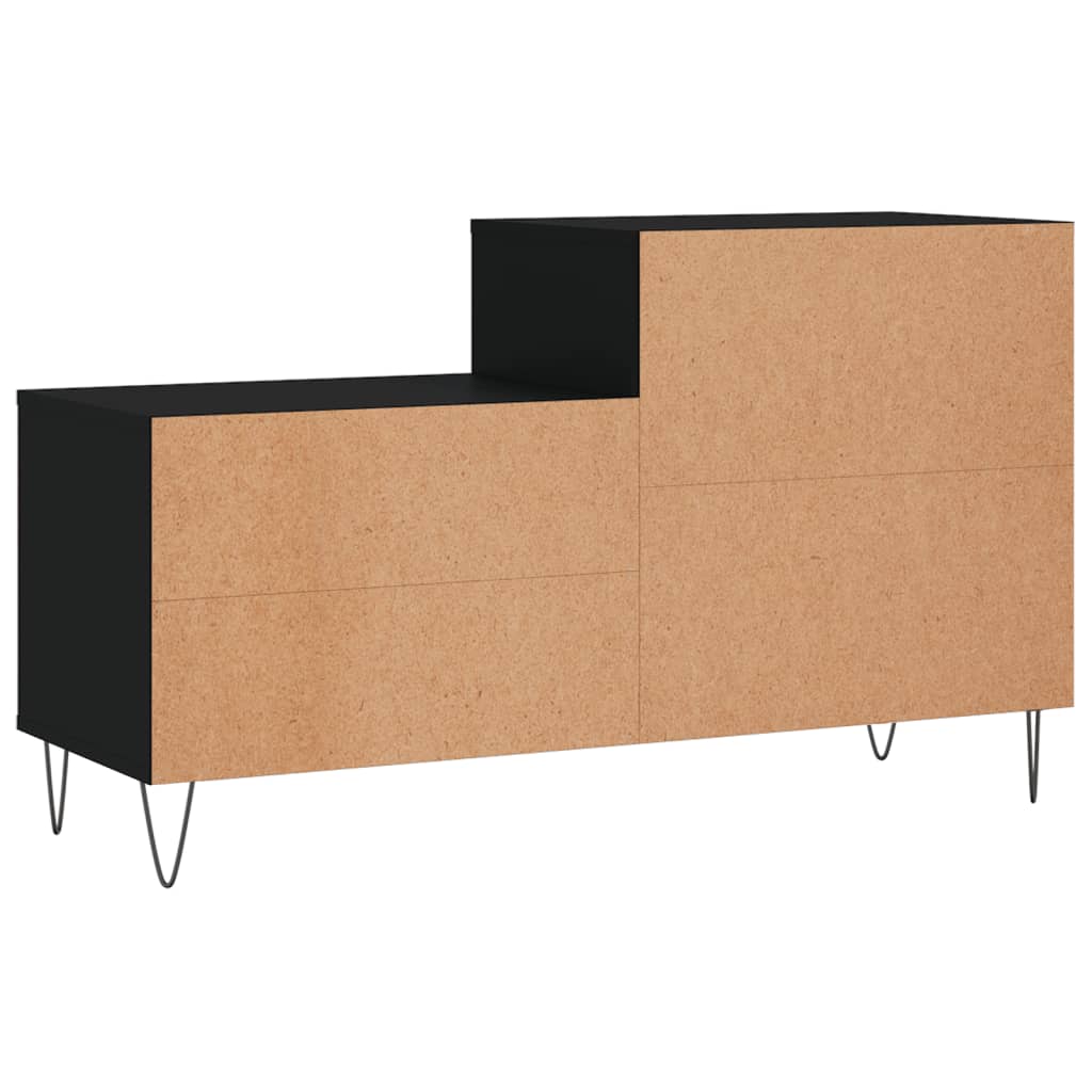 vidaXL Shoe Cabinet Black 102x36x60 cm Engineered Wood