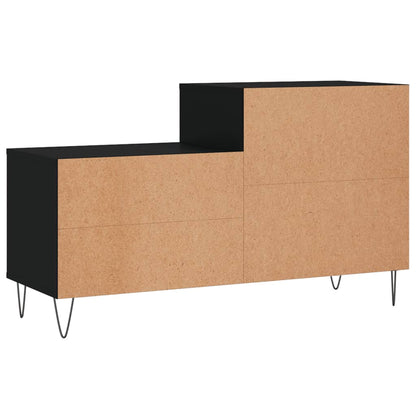 vidaXL Shoe Cabinet Black 102x36x60 cm Engineered Wood