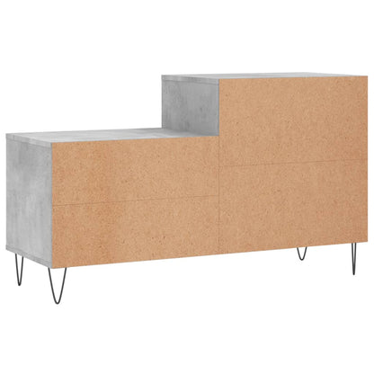 vidaXL Shoe Cabinet Concrete Grey 102x36x60 cm Engineered Wood