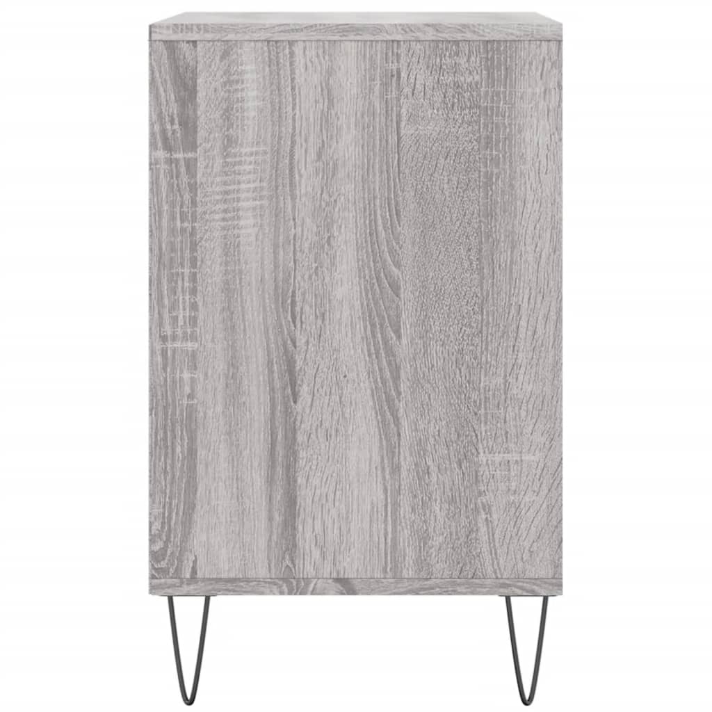 vidaXL Shoe Cabinet Grey Sonoma 102x36x60 cm Engineered Wood