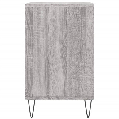 vidaXL Shoe Cabinet Grey Sonoma 102x36x60 cm Engineered Wood