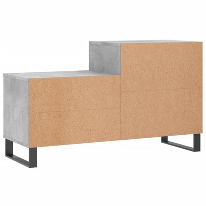 vidaXL Shoe Cabinet Concrete Grey 102x36x60 cm Engineered Wood