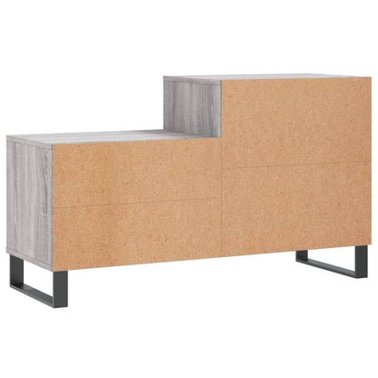 vidaXL Shoe Cabinet Grey Sonoma 102x36x60 cm Engineered Wood