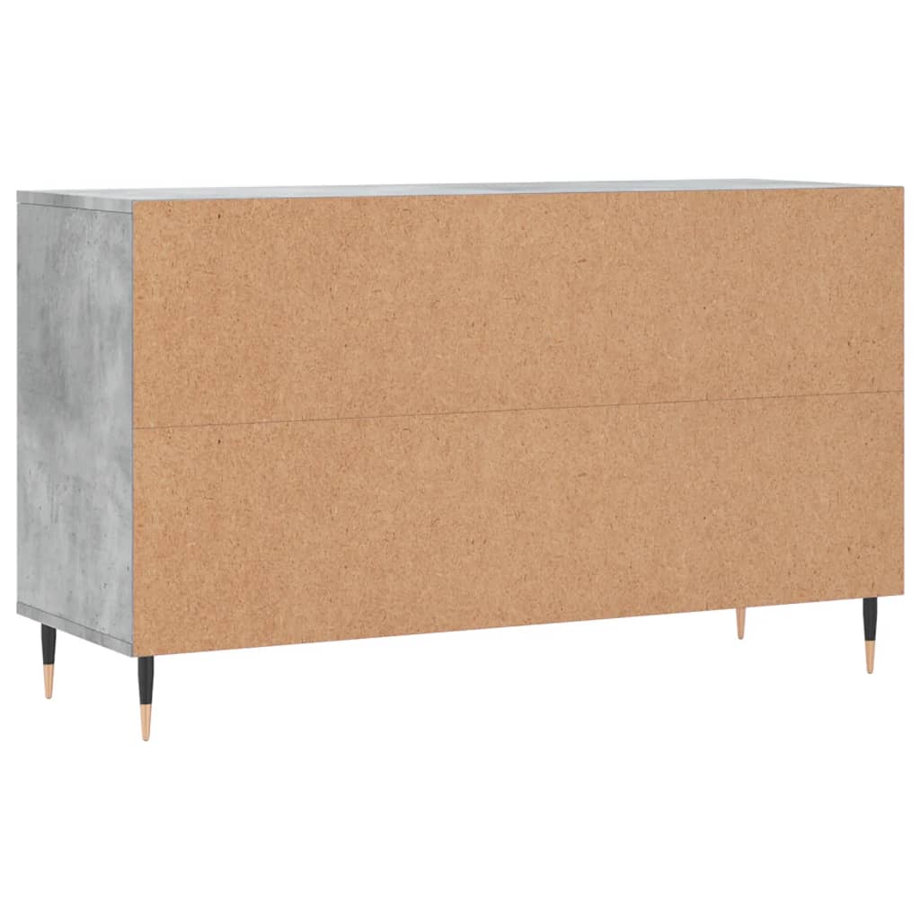 vidaXL Shoe Cabinet Concrete Grey 102x36x60 cm Engineered Wood