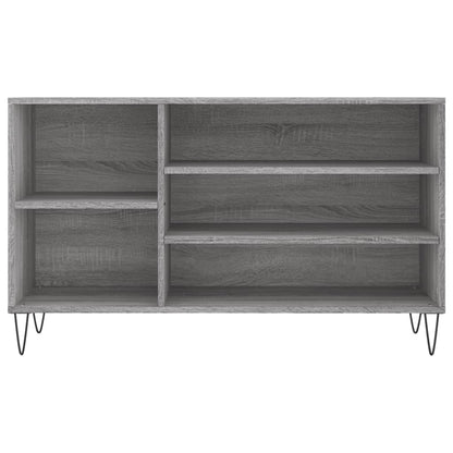 vidaXL Shoe Cabinet Grey Sonoma 102x36x60 cm Engineered Wood
