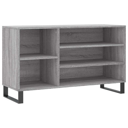 vidaXL Shoe Cabinet Grey Sonoma 102x36x60 cm Engineered Wood