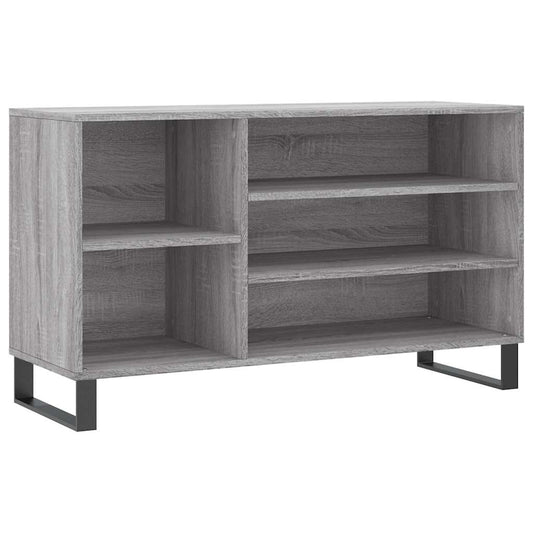 vidaXL Shoe Cabinet Grey Sonoma 102x36x60 cm Engineered Wood