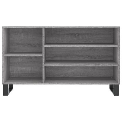 vidaXL Shoe Cabinet Grey Sonoma 102x36x60 cm Engineered Wood