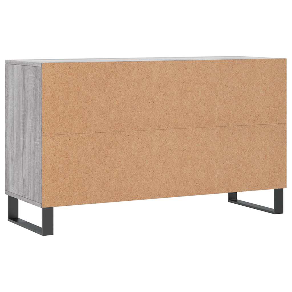 vidaXL Shoe Cabinet Grey Sonoma 102x36x60 cm Engineered Wood